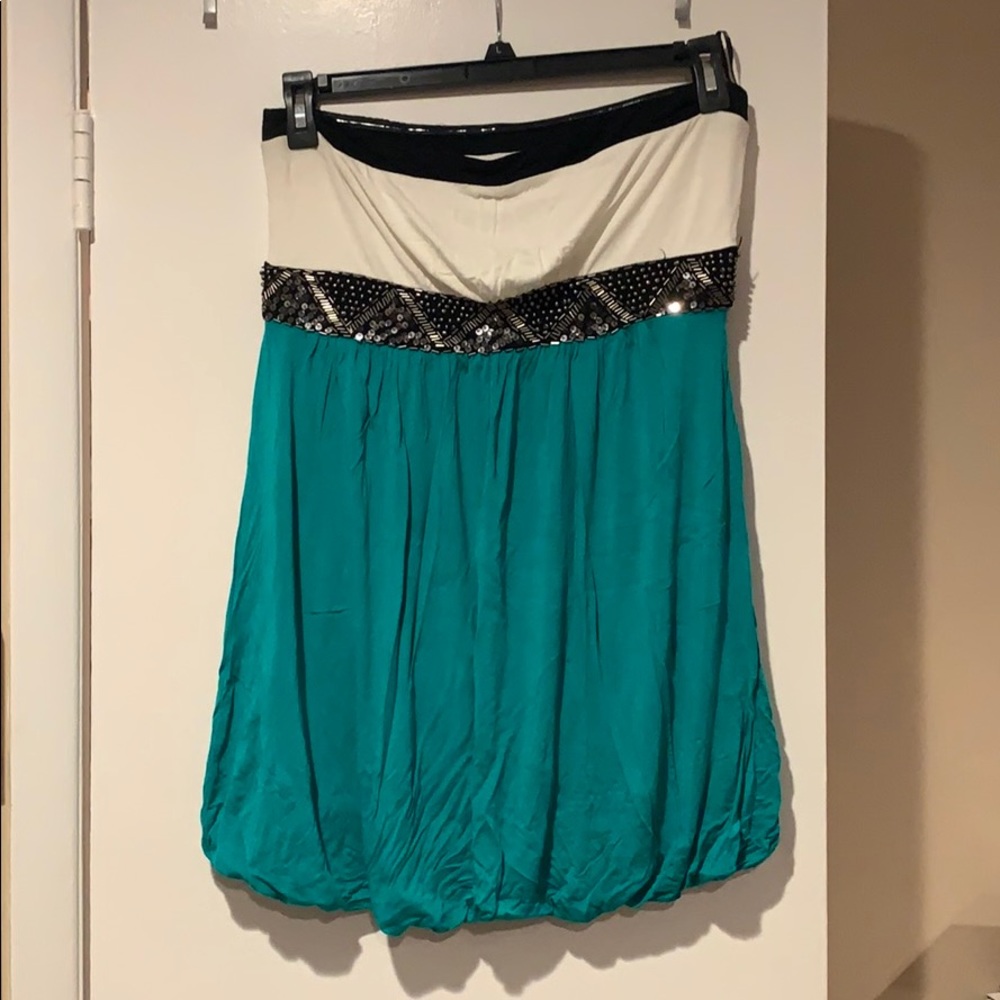 Bebe strapless dress